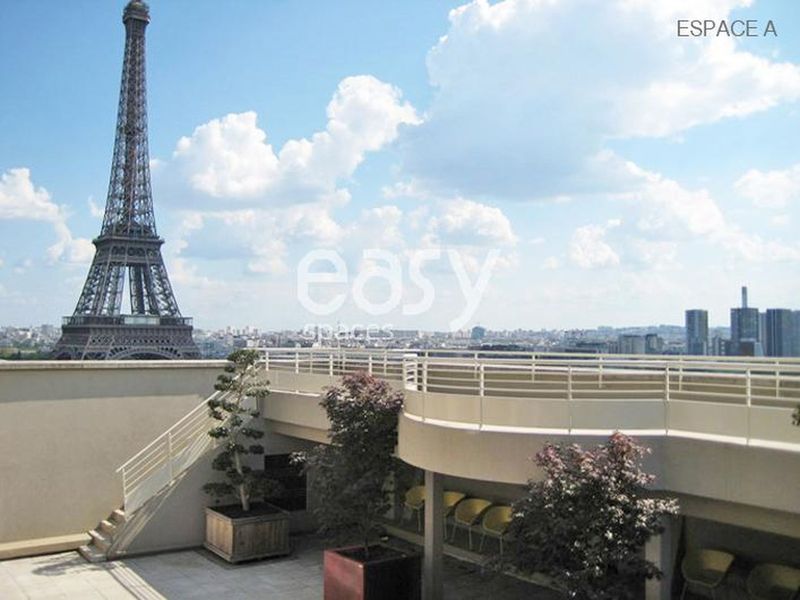 location terrasse avec vue tour eiffel